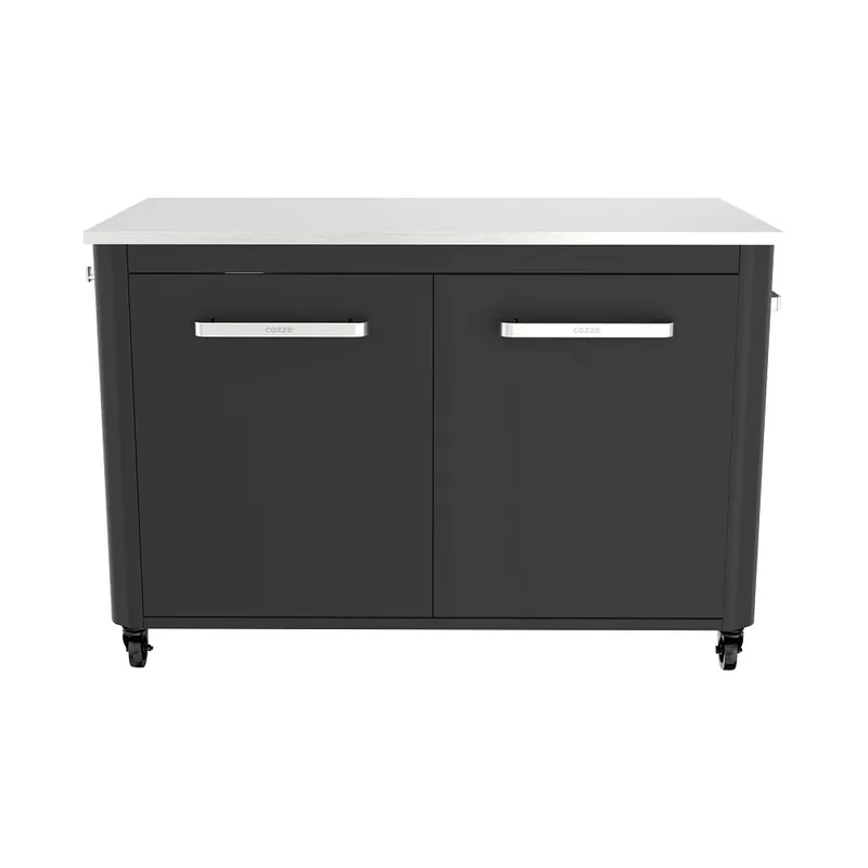 Saisonangebot Cozze Outdoortisch 120x60x90 cm Schrankmodul 2 Türen Outdoorküche Outdoorschrank